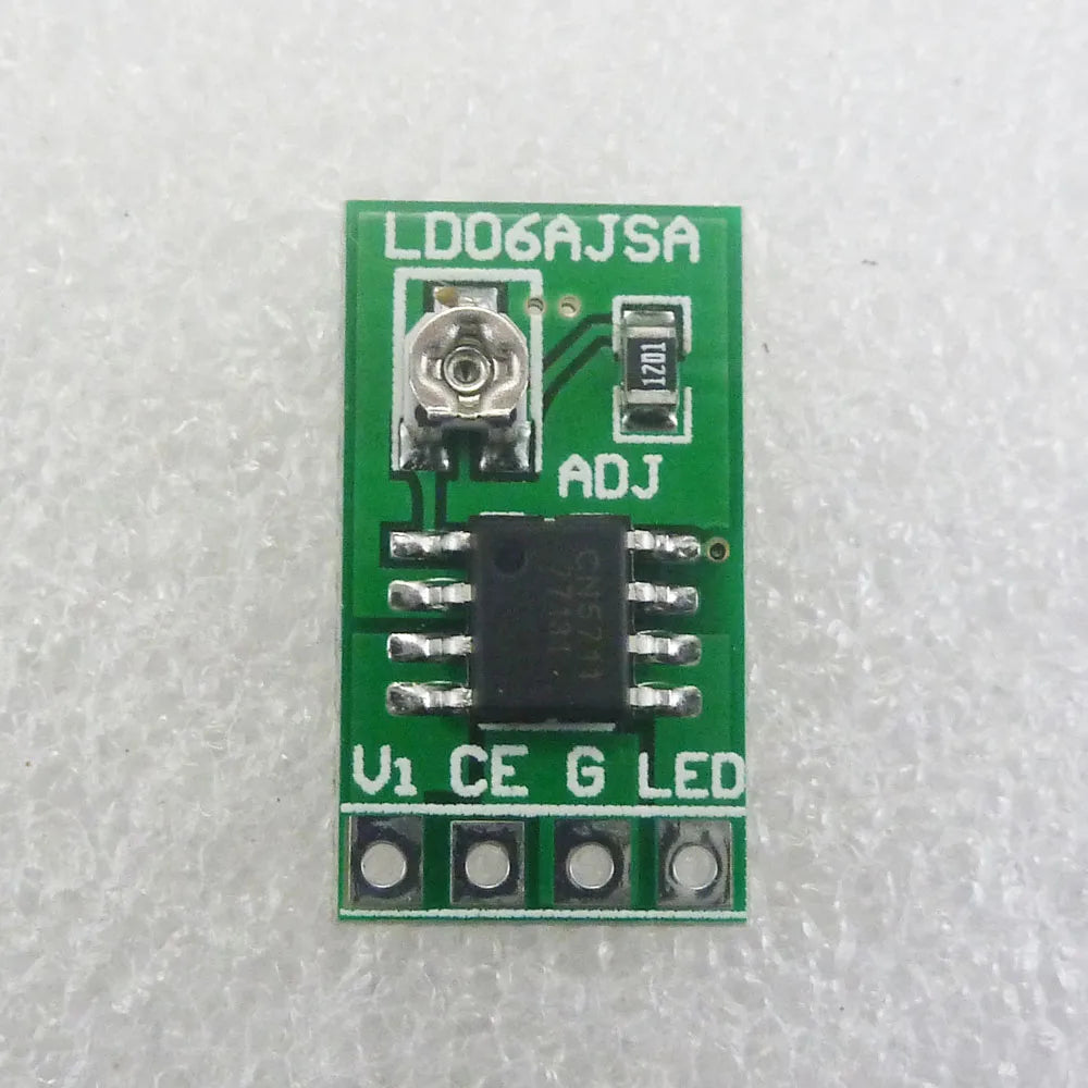 LD06AJSA 30-1500MA Adjustable Constant Current LED Driver DC 3.3V 3.7V 4.2V 5V PWM Control Board Buck Power module