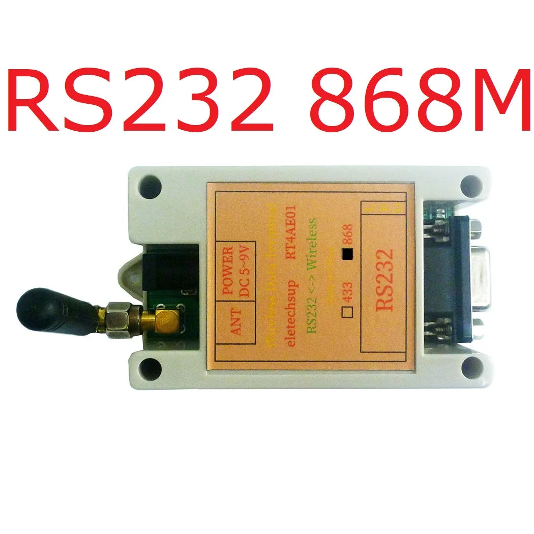 RT4AE01 RS485/RS232/USB Sub-1GHz Transceiver FSK GFSK 433M 868M UART Moduel for Wireless Meter Reading Industrial Control PLC Modbus RTU