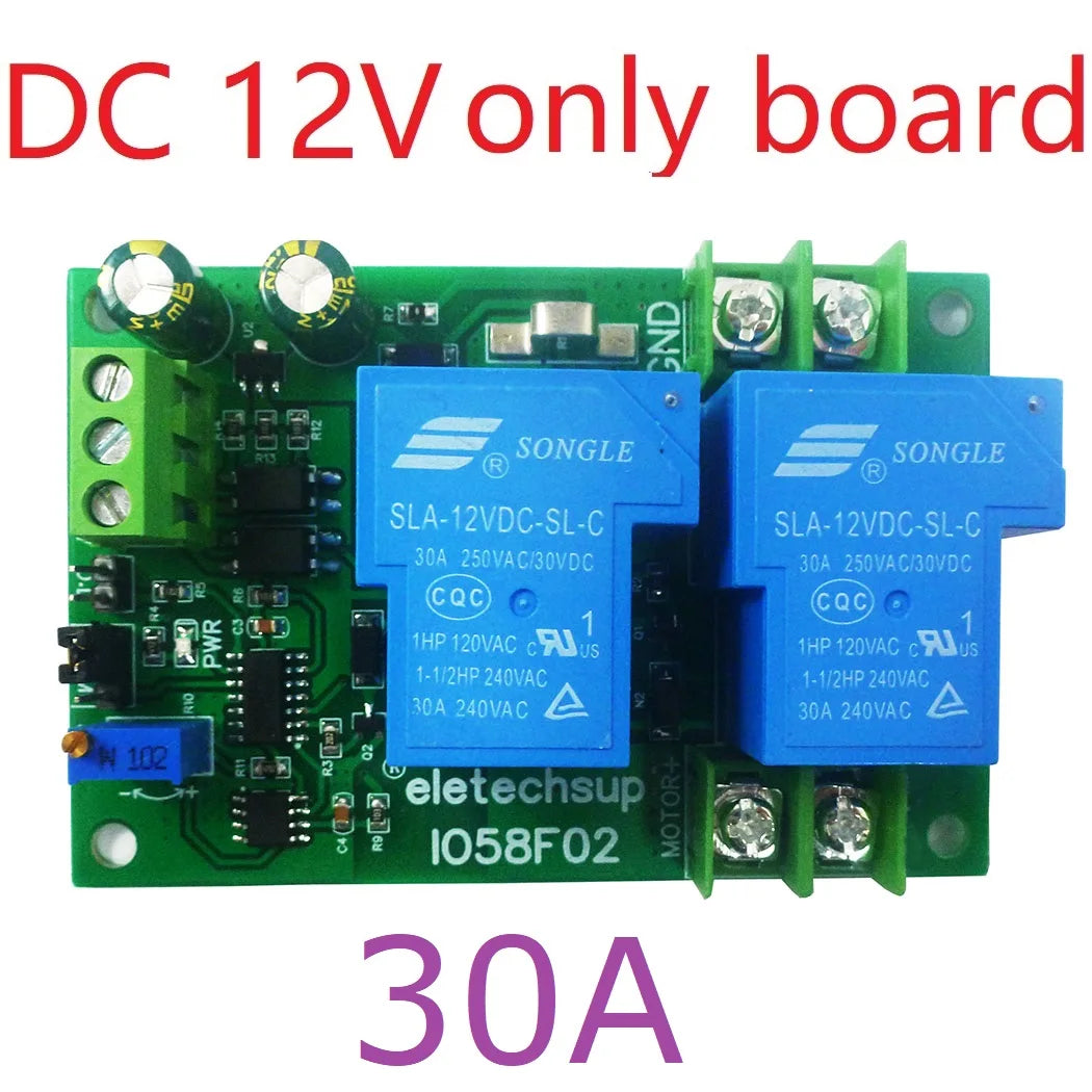 IO57E02 IO58F02 DC 12V 24V Brushed Motor Forward Reverse Controller Overload Overcurrent Short Circuit Overheat Protector Module