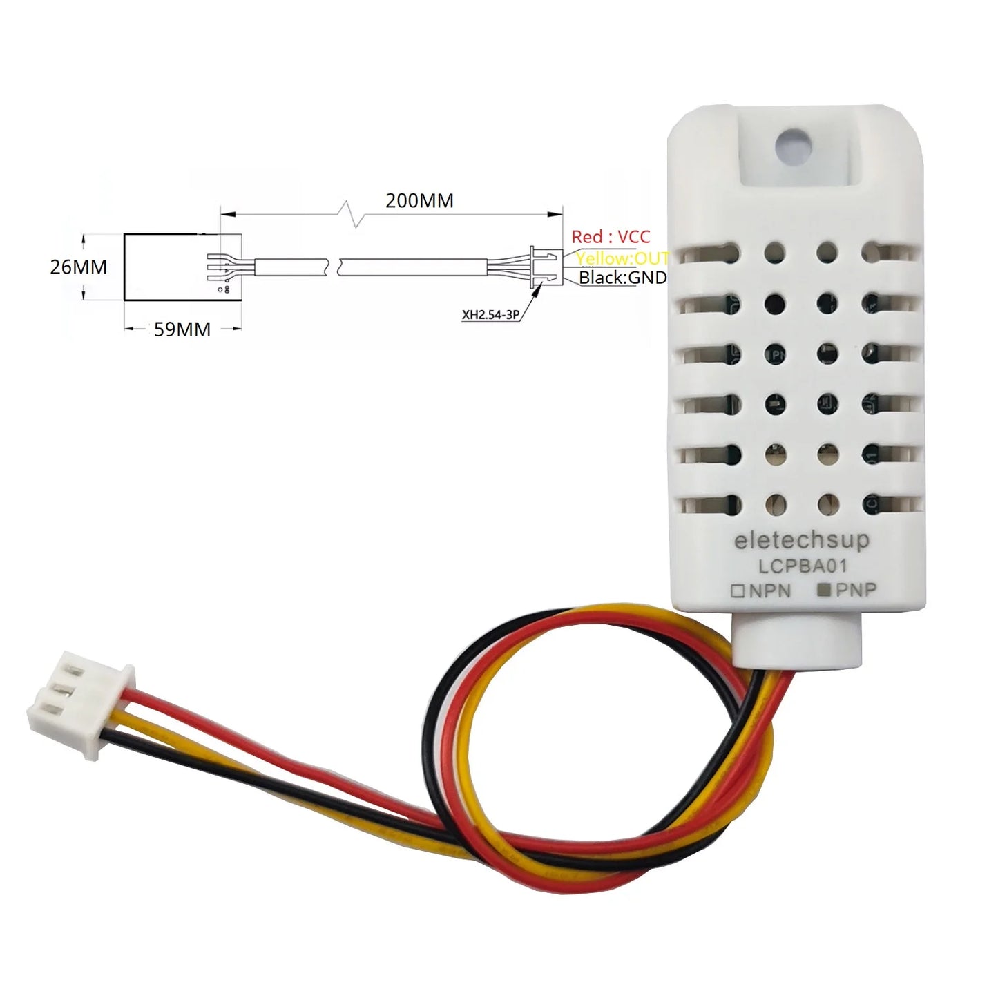 LCPBA01 DC 9V 12V 24V Non Contact Liquid Level Sensor Liquid Detection Switch Controller Water Level Detector Water Level Sensor