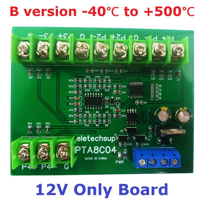 PTA8C04 4ch  500 Celsius PT100 Thermocouple RTD emperature Sensor RS485 Temperature Sensor Module Modbus RTU Board Paperless Recorder