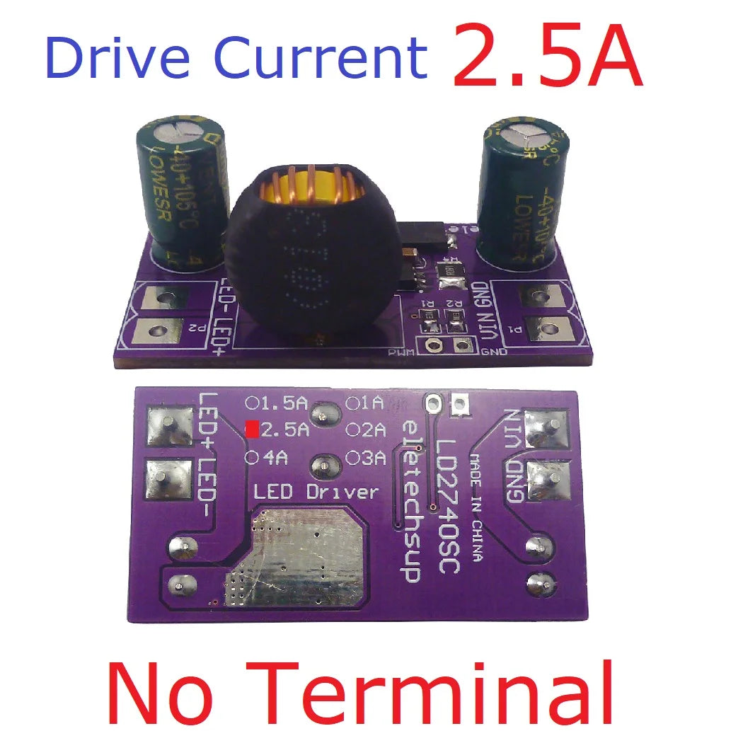 LD2740SC 1A/1.5A/2A/2.5A/3A/4A High-Power Constant-Current Step-Down LED Driver Board DC 4-27V for Automotive RCL DRL Fog Lights