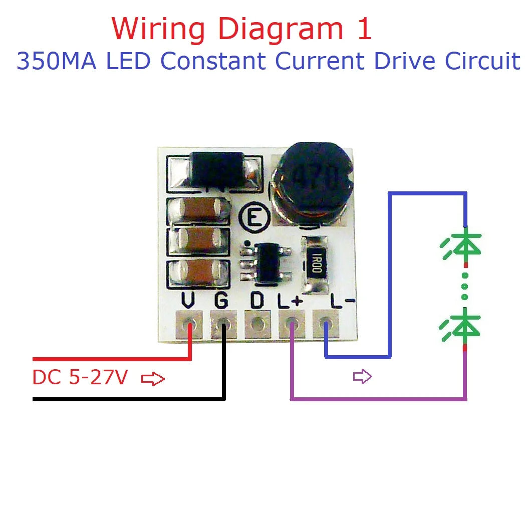 LD2635MA mini size DC 5-24V Step-downLED Constant Current Dimming Module PWM Adjustable Controller