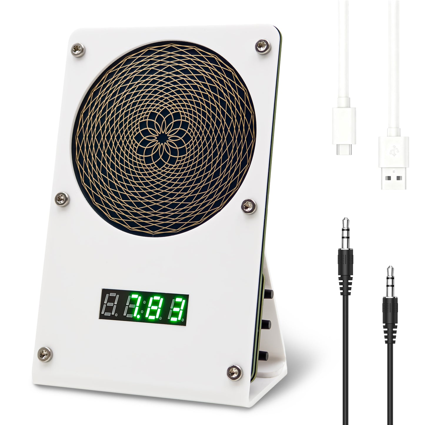 SMDTD16 Desktop Vertical Schumann Resonance Generator Adjustable 7.83 O.O1hz-9999hz Grounding Frequency Earth Frequency
